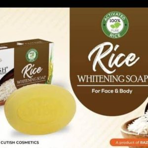 Cutish Rice Whitening Soap