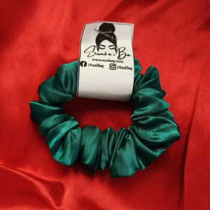 sea green scrunchie