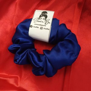 royal blue scrunchie