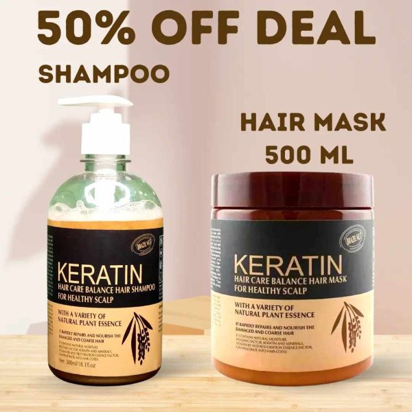 Keratin Shampoo and Mask
