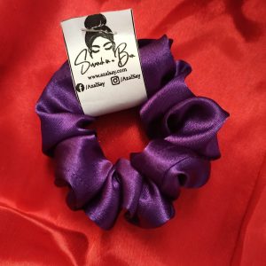 violet scrunchie