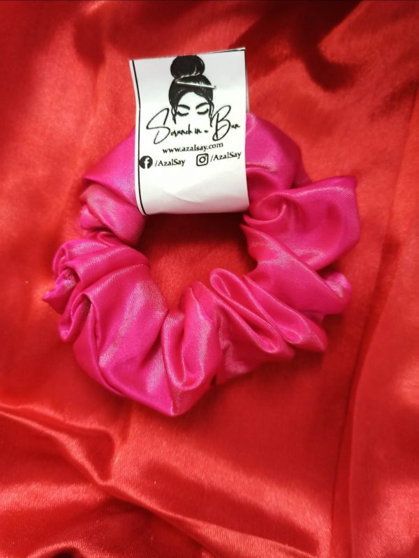 pink scrunchie
