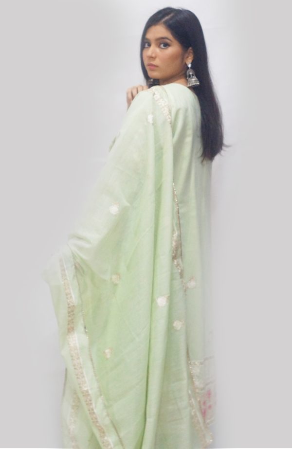 Khushboo (3 Piece Stitched Cotton Embroidered Suit) - Image 2