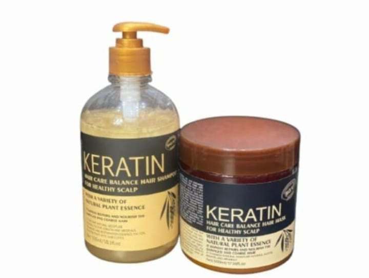 Keratin Shampoo and Mask